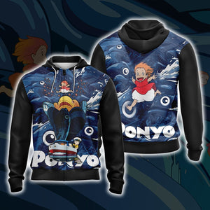 Ponyo New Look Zip Up Hoodie