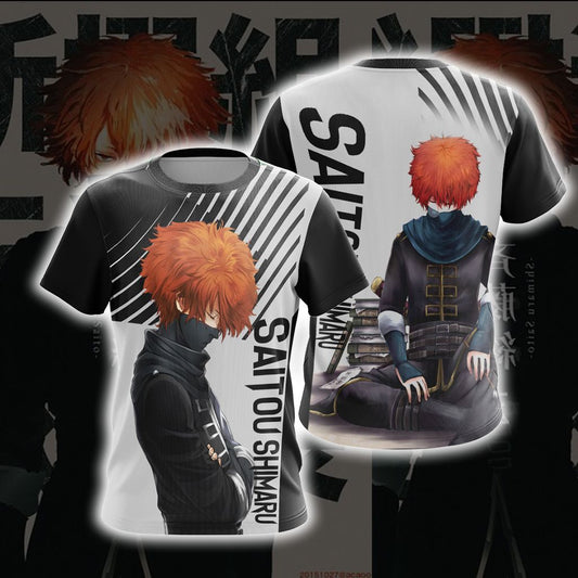 Gintama - Saitou Shimaru Unisex 3D T-shirt