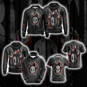 Bleach Skull 3D Hoodie