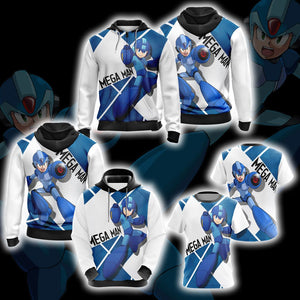 Mega Man New Version Unisex Zip Up Hoodie