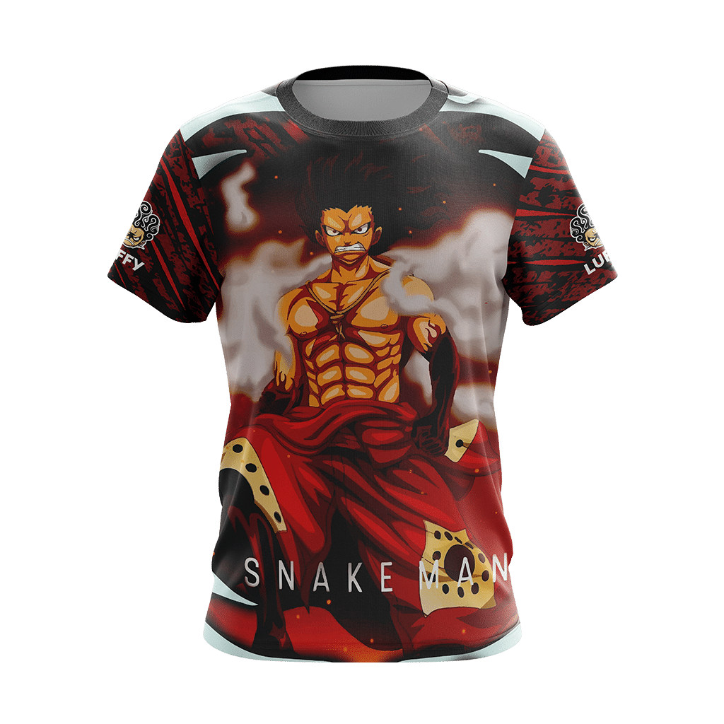 One Piece Luffy Snakeman Unisex 3D T-shirt