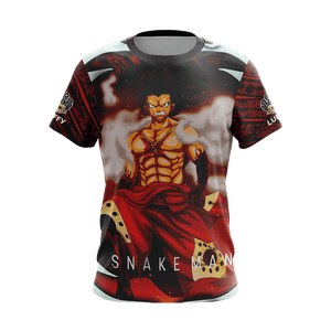 Luffy Snakeman Unisex 3D T-shirt