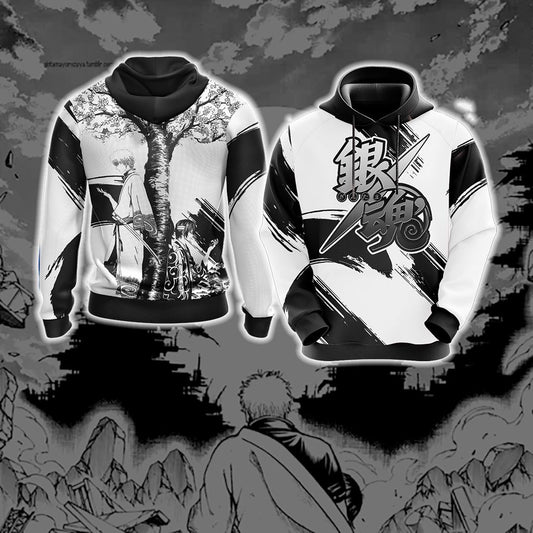 Gintama Manga Unisex 3D Hoodie