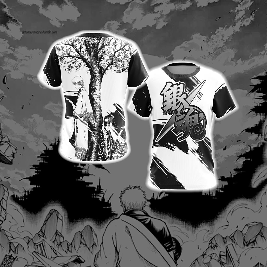 Gintama Manga Unisex 3D T-shirt T-shirt