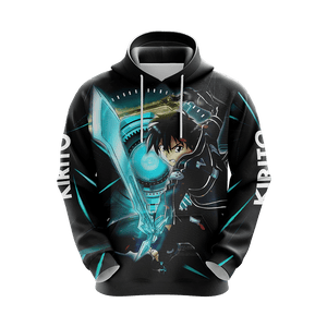 Sword Art Online - Kirito New Look Unisex 3D Hoodie