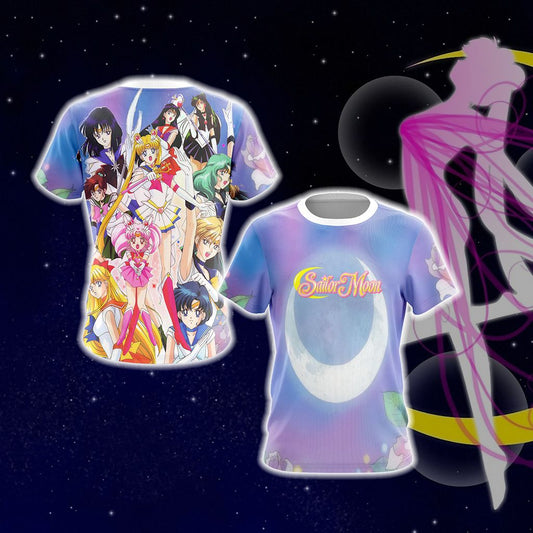 Sailor Moon S Group Unisex 3D T-shirt