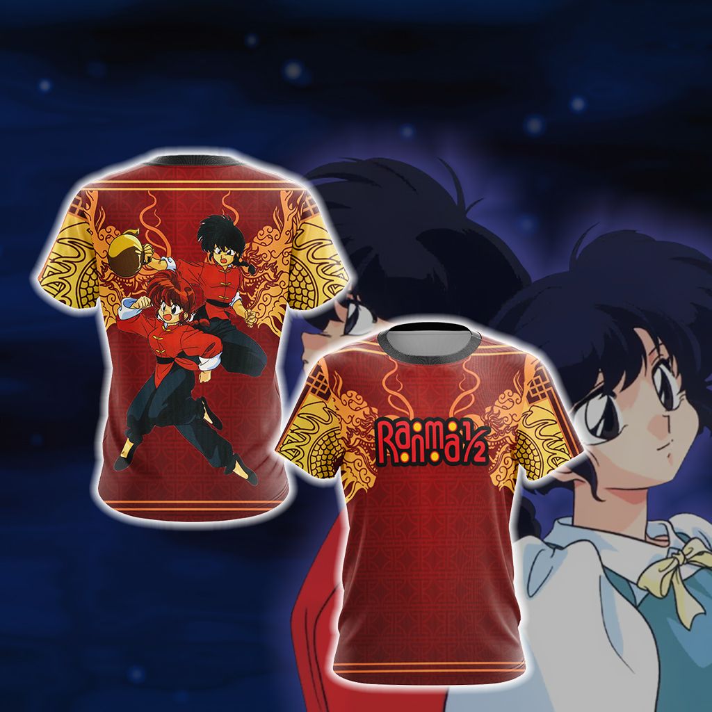 Ranma ½ Ranma New Unisex 3D T-shirt T-shirt
