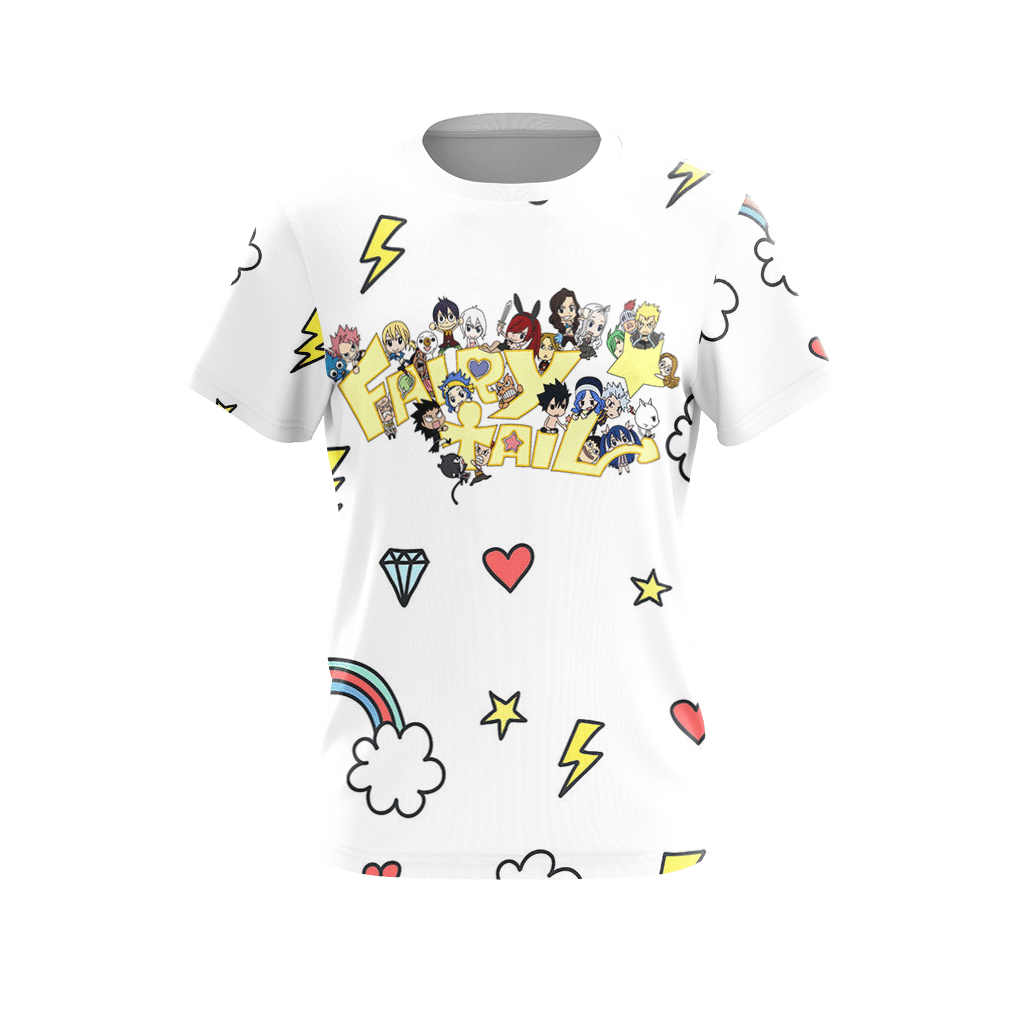 Fairy Tail Chibi Unisex 3D T-shirt