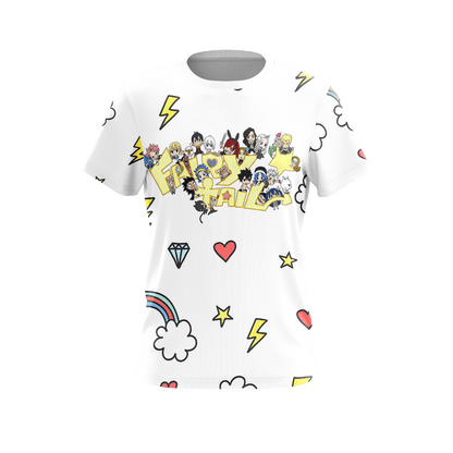 Fairy Tail Chibi Unisex 3D T-shirt