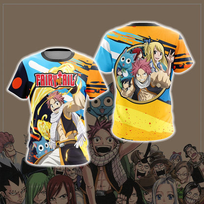 Fairy Tail New Version Unisex 3D T-shirt T-shirt