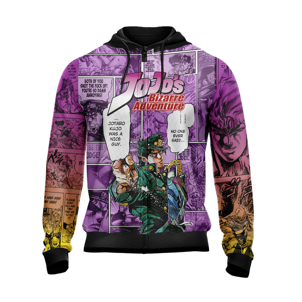 Jojo's Bizarre Adventure New Look Unisex Zip Up Hoodie
