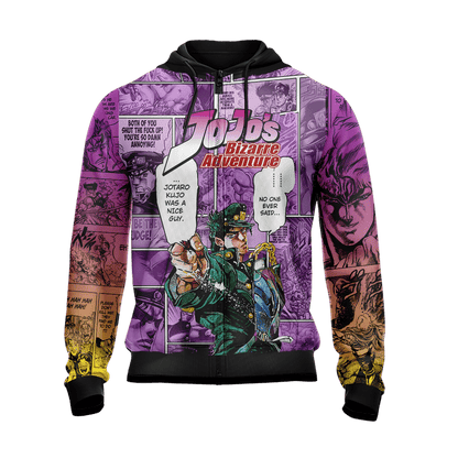 Jojo's Bizarre Adventure New Look Unisex Zip Up Hoodie