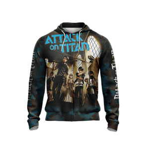 Attack On Titan New Style Zip Up Hoodie