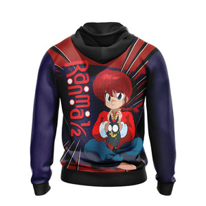 Ranma ½ Cute Unisex 3D Hoodie