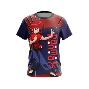 Ranma ½ Cute Unisex 3D T-shirt