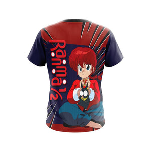 Ranma ½ Cute Unisex 3D T-shirt