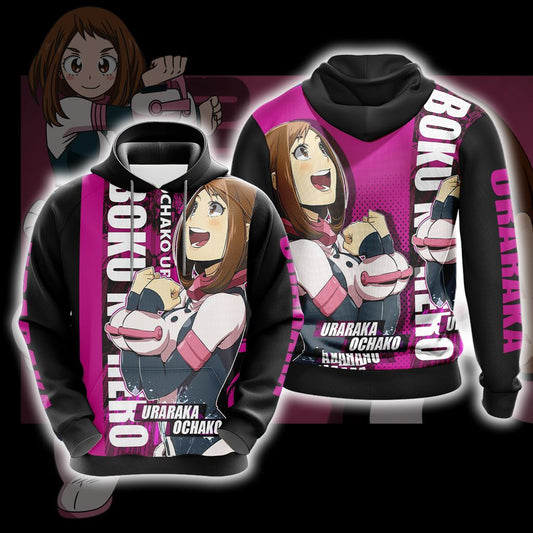 My Hero Academia - Uraraka Unisex 3D Hoodie