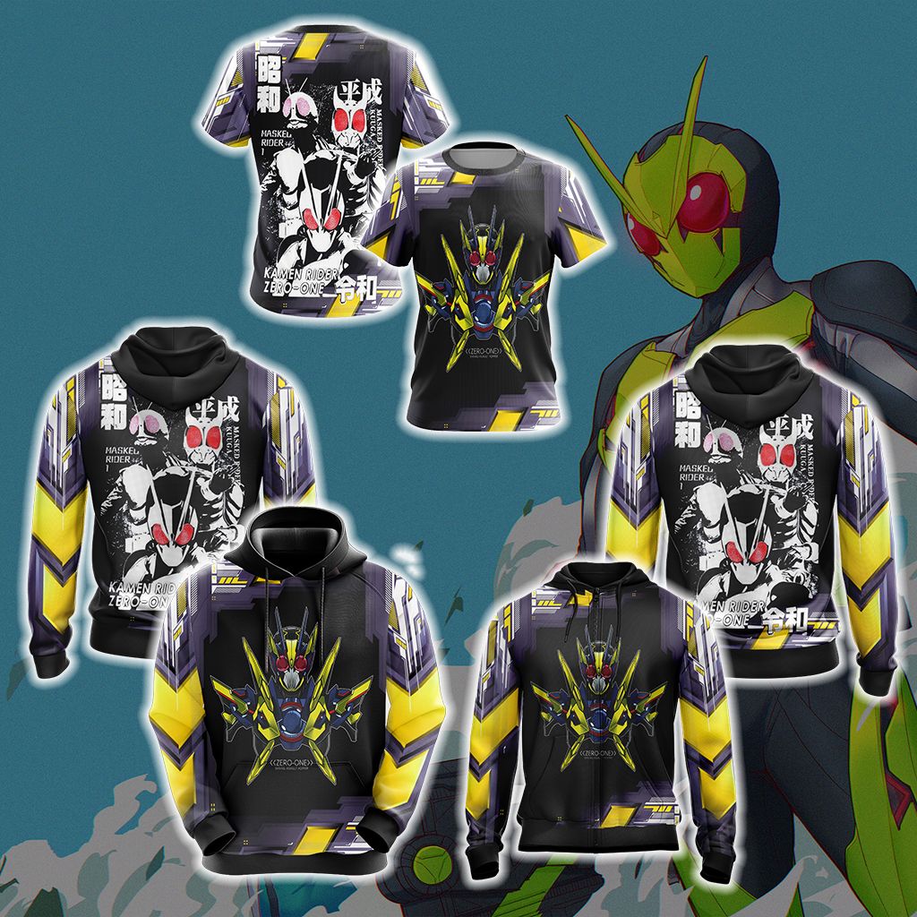 Kamen Rider Zero One Unisex 3D T-shirt