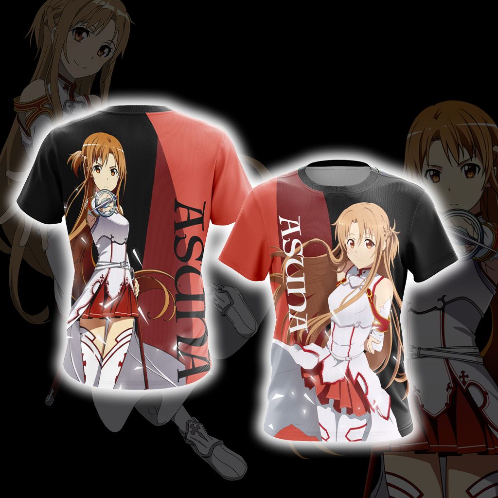 Sword Art Online Asuna Yukki New Look Unisex 3D T-shirt T-shirt