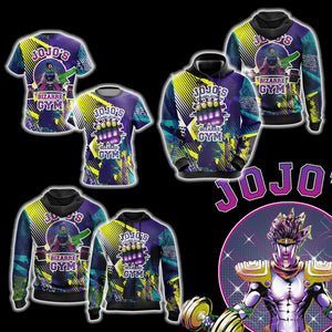 Jojo's Bizarre Adventure - Star Platinum Gym Unisex 3D T-shirt