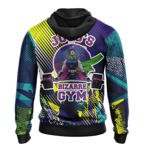 Jojo's Bizarre Adventure - Star Platinum Gym Unisex Zip Up Hoodie