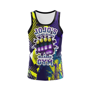 Jojo's Bizarre Adventure - Star Platinum Gym Unisex 3D Tank Top