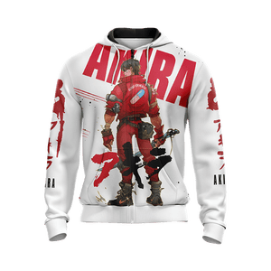 Kaneda Akira Unisex Zip Up Hoodie