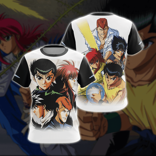 Yu Yu Hakusho Characters Unisex 3D T-shirt