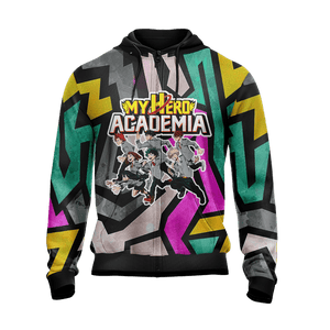 My Hero Academia Characters Unisex Zip Up Hoodie