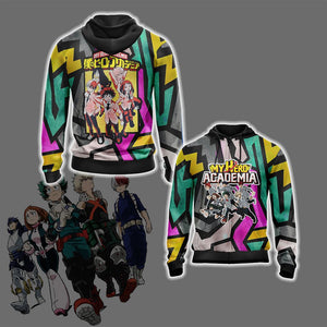 My Hero Academia Characters Unisex Zip Up Hoodie