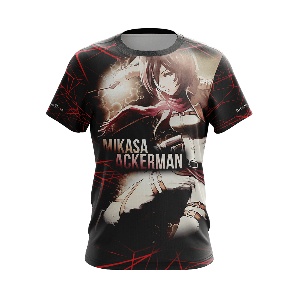 Attack On Titan - Mikasa Ackerman New Style Unisex 3D T-shirt