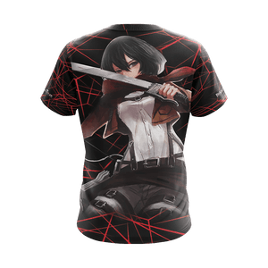 Attack On Titan - Mikasa Ackerman New Style Unisex 3D T-shirt