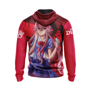 Future Diary - Mirai Nikki New Version Unisex 3D Hoodie