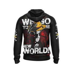 Monkey D. Luffy - I'm Gonna Be The King Of The Pirates Unisex Zip Up Hoodie