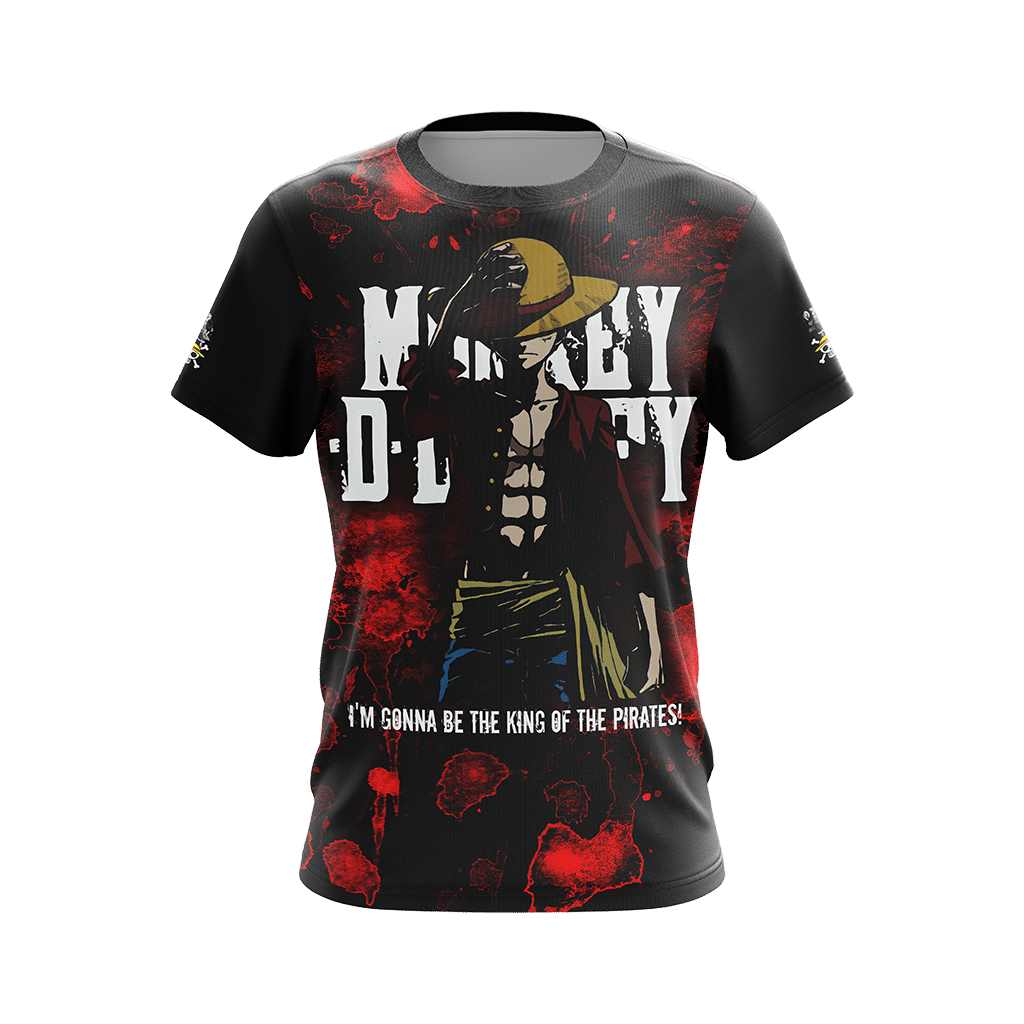 Monkey D. Luffy - I'm Gonna Be The King Of The Pirates Unisex 3D T-shirt