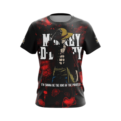Monkey D. Luffy - I'm Gonna Be The King Of The Pirates Unisex 3D T-shirt