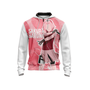 Naruto - Sakura Haruno Unisex Zip Up Hoodie