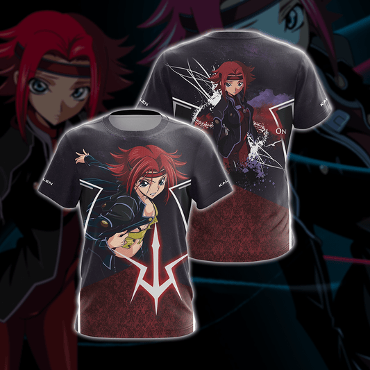 Code Geass - Kallen Unisex 3D T-shirt T-shirt