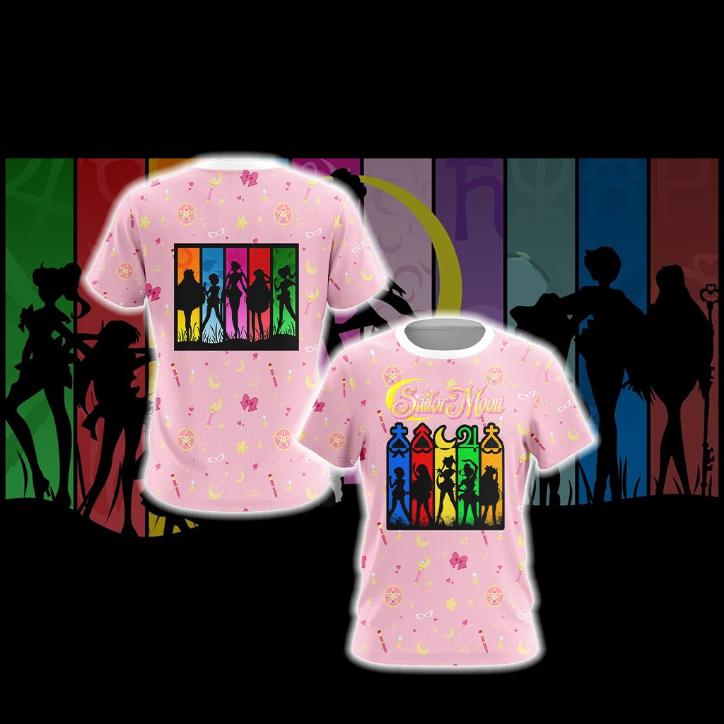 Sailor Moon - Characters New Look 3D T-shirt T-shirt