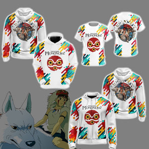 Princess Mononoke New Version Unisex 3D Hoodie