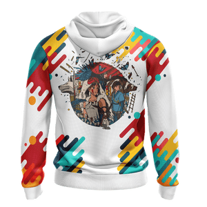 Princess Mononoke New Version Unisex Zip Up Hoodie