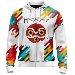 Princess Mononoke New Version Unisex Zip Up Hoodie