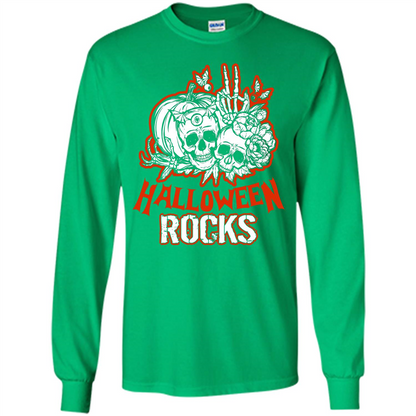 Halloween Rocks T-shirt Irish Green