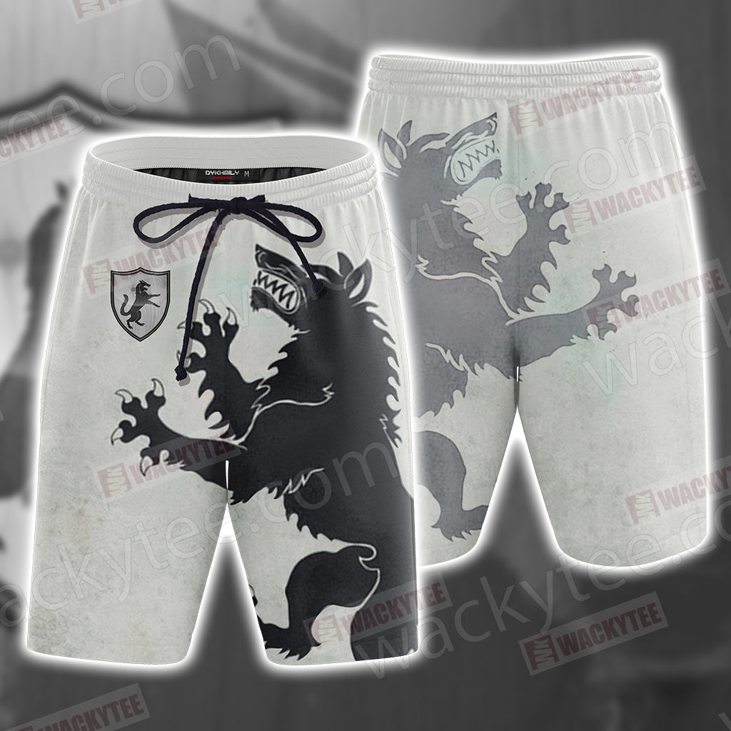 House Stark Game Of Thrones Beach Shorts