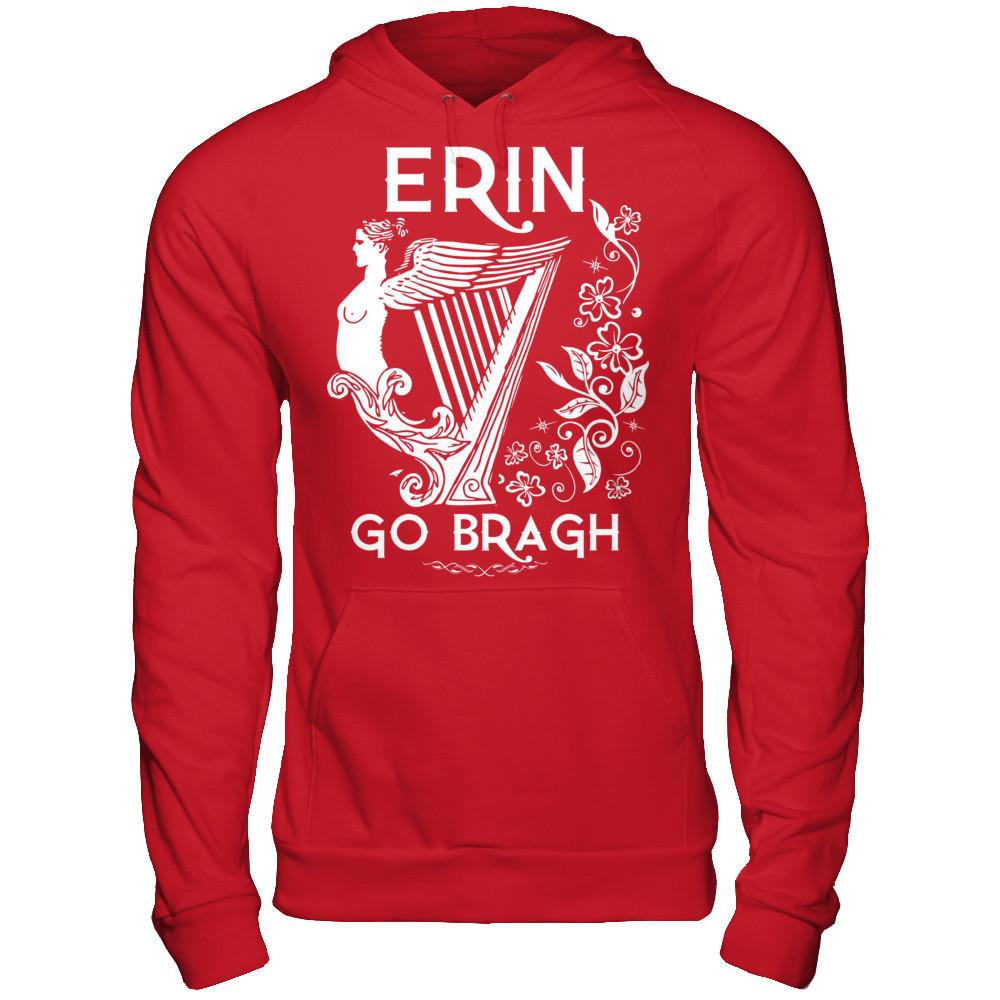 Erin Go Bragh T-shirt Gildan - Pullover Hoodie Red