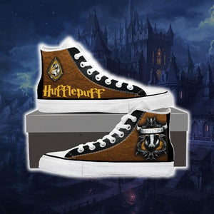 Harry Potter Hogwarts House Gryffindor Slytherin Ravenclaw Hufflepuff High Top Shoes