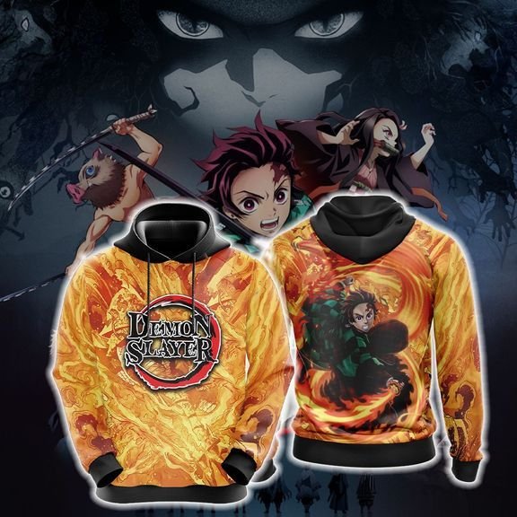 Demon Slayer Unisex 3D T-shirt Hoodie