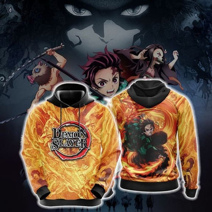 Demon Slayer Unisex 3D T-shirt Hoodie
