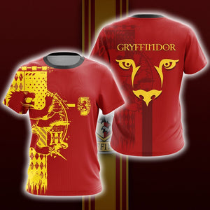 Quidditch Harry Potter Hogwarts House Gryffindor Unisex 3D T-shirt