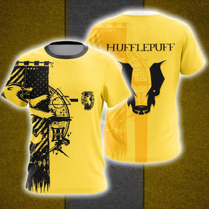 Quidditch Harry Potter Hogwarts House Hufflepuff Unisex 3D T-shirt